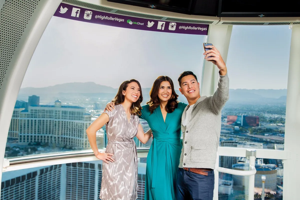 Leve seus amigos para ver a bela cidade de Las Vegas do High Roller