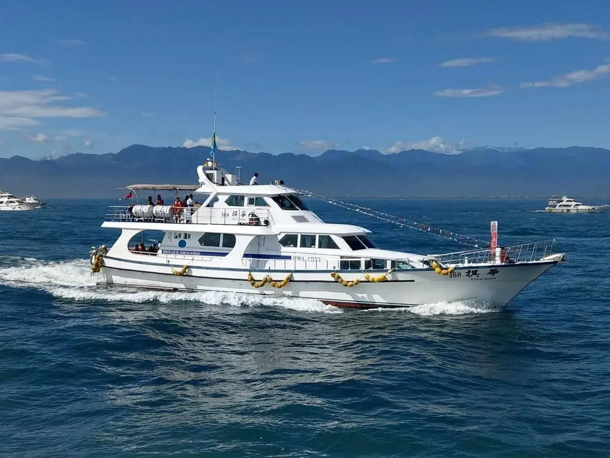 Yilan: Tour de medio día a la Isla Guishan (Avistamiento de ballenas)