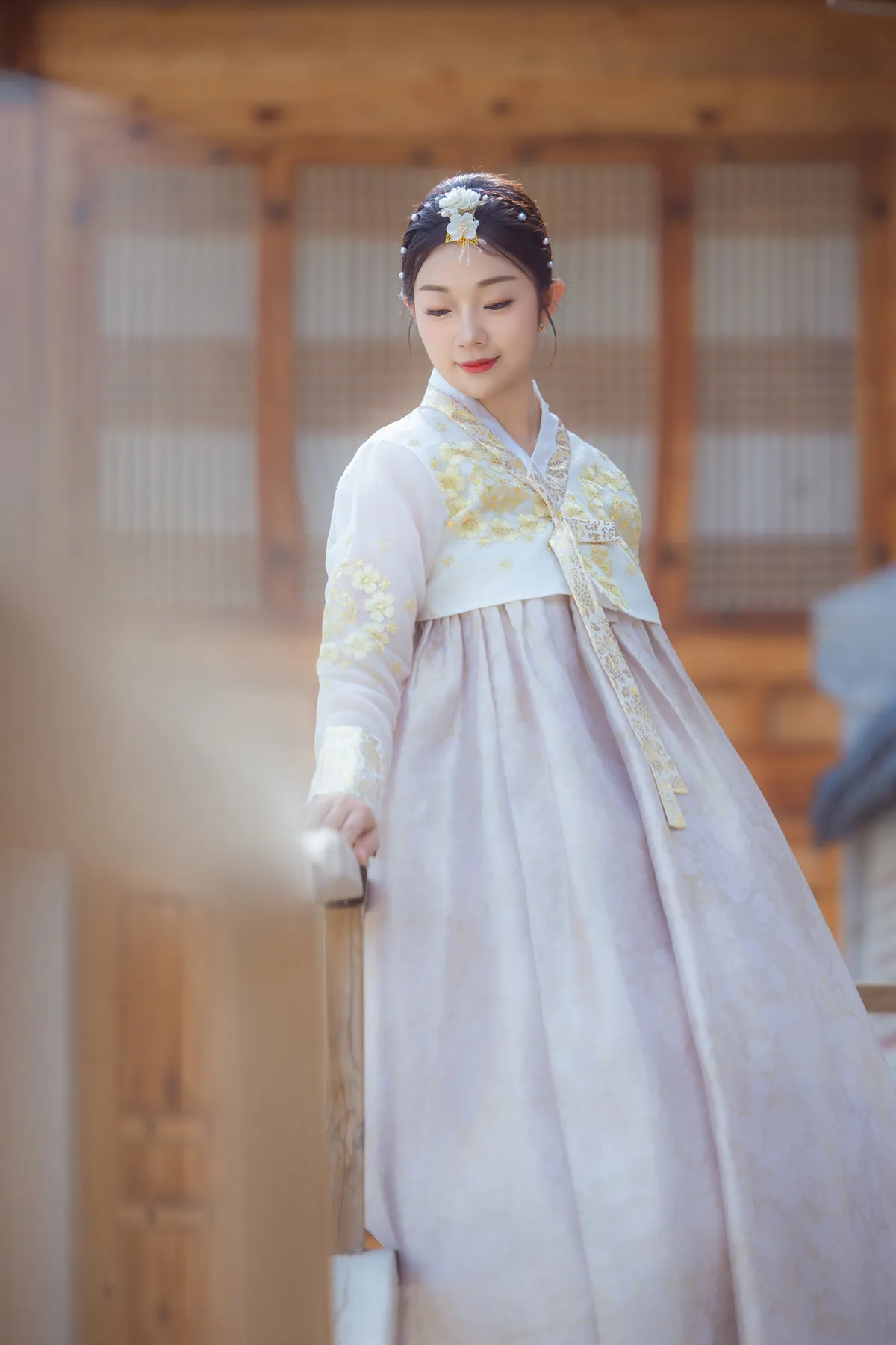 Location de Hanbok au palais Gyeongbokgung, Séoul