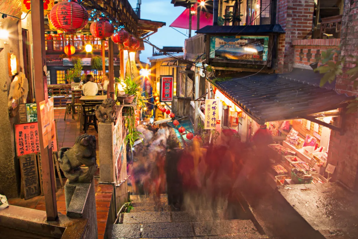 Tour de un día por Yehliu/calle antigua de Jiufen/calle antigua de Shifen (guía de habla cantonesa)