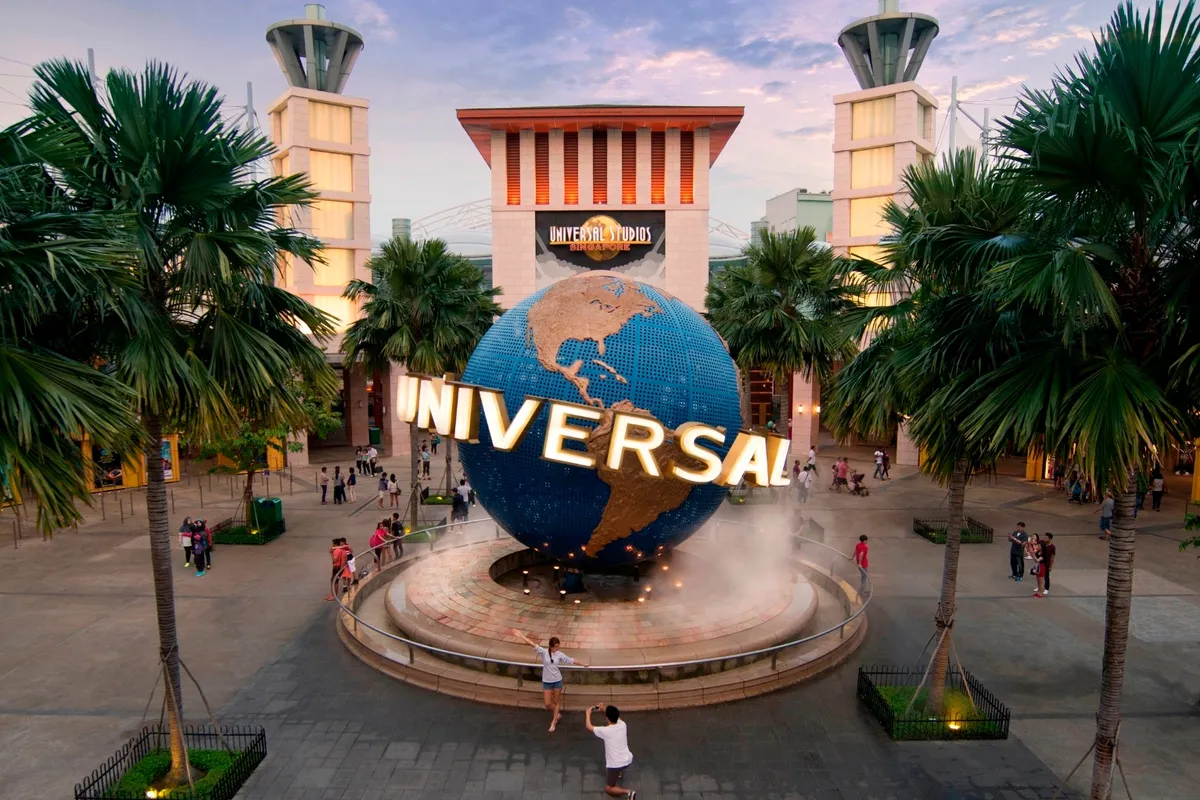Capture a foto perfeita no Universal Studios Singapore antes de um dia cheio de emoções!
