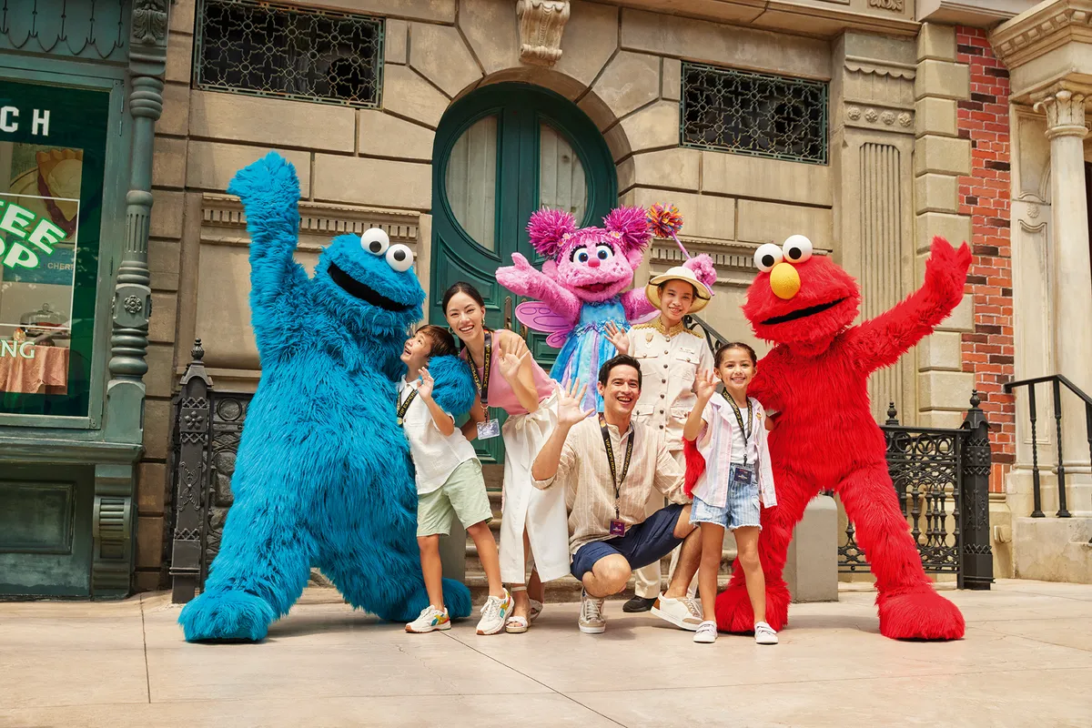 Encontre os seus amigos favoritos da Rua Sésamo no Universal Studios Singapore