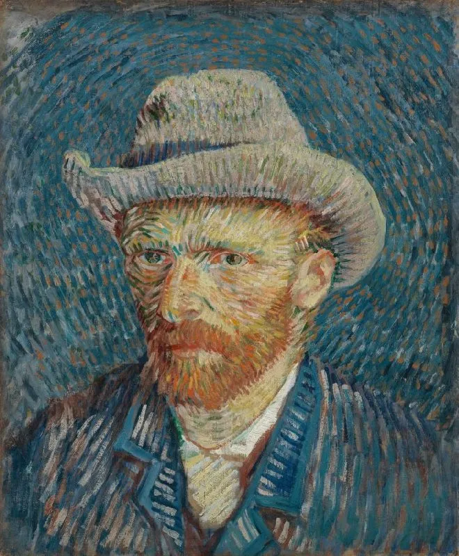 „Selbstporträt mit grauem Filzhut“ Van Gogh Museum, Amsterdam (Vincent van Gogh Stiftung)