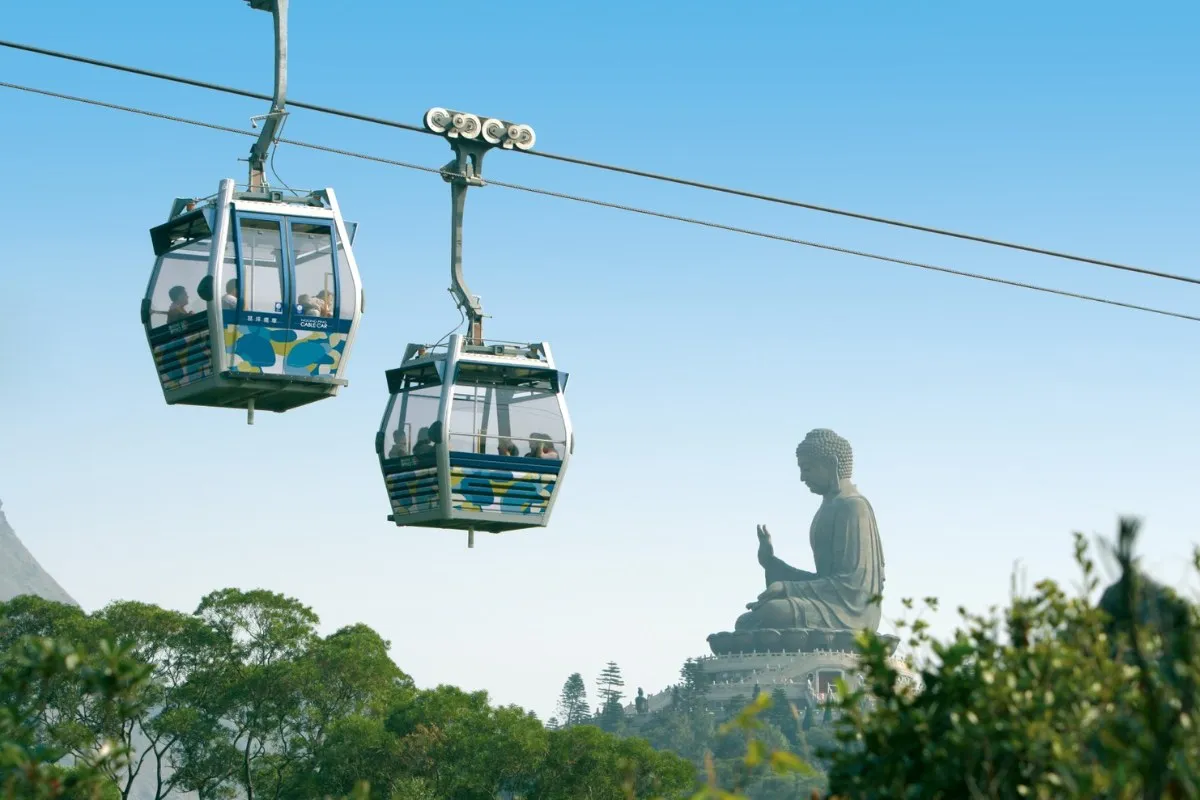 Ngong Ping 360 is known as one of the top ten best Round trip Peak Tram experiences in the world. It has exclusive views of Tung Chung Bay, Lantau Island and Ngong Ping Peak. When you arrive at Ngong Ping Highlands, you can also visit the giant bronze sit