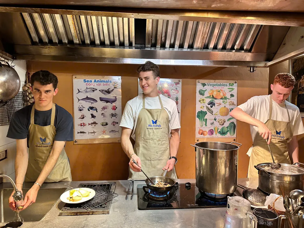 Hands-on steps to complete the dish