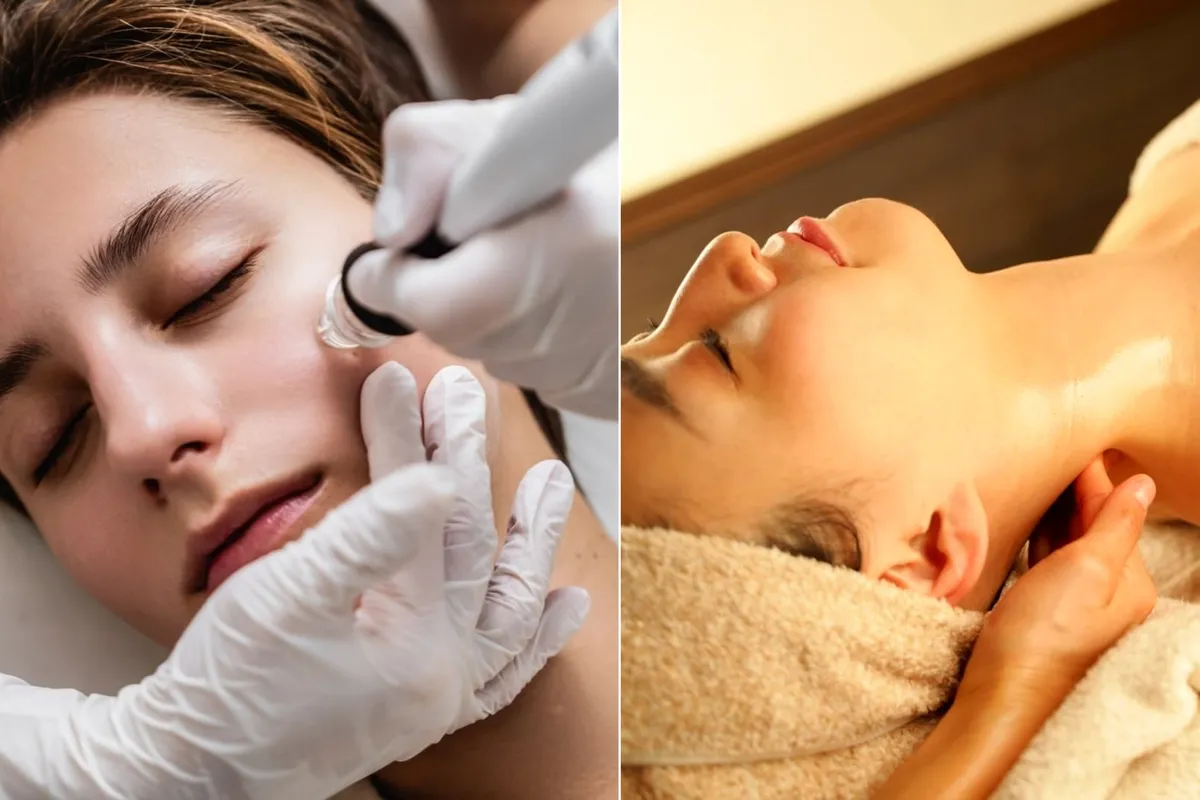 1-4. Celebrity Facial Course (90 Min.): Kombiniert die von K-POP-Stars geliebte Gesichtsknochen-Massage mit modernen Schönheitsgeräten. Bietet Peeling, Porenreinigung, Elastizitäts-Boost und Hydratation für prominente Ausstrahlung.