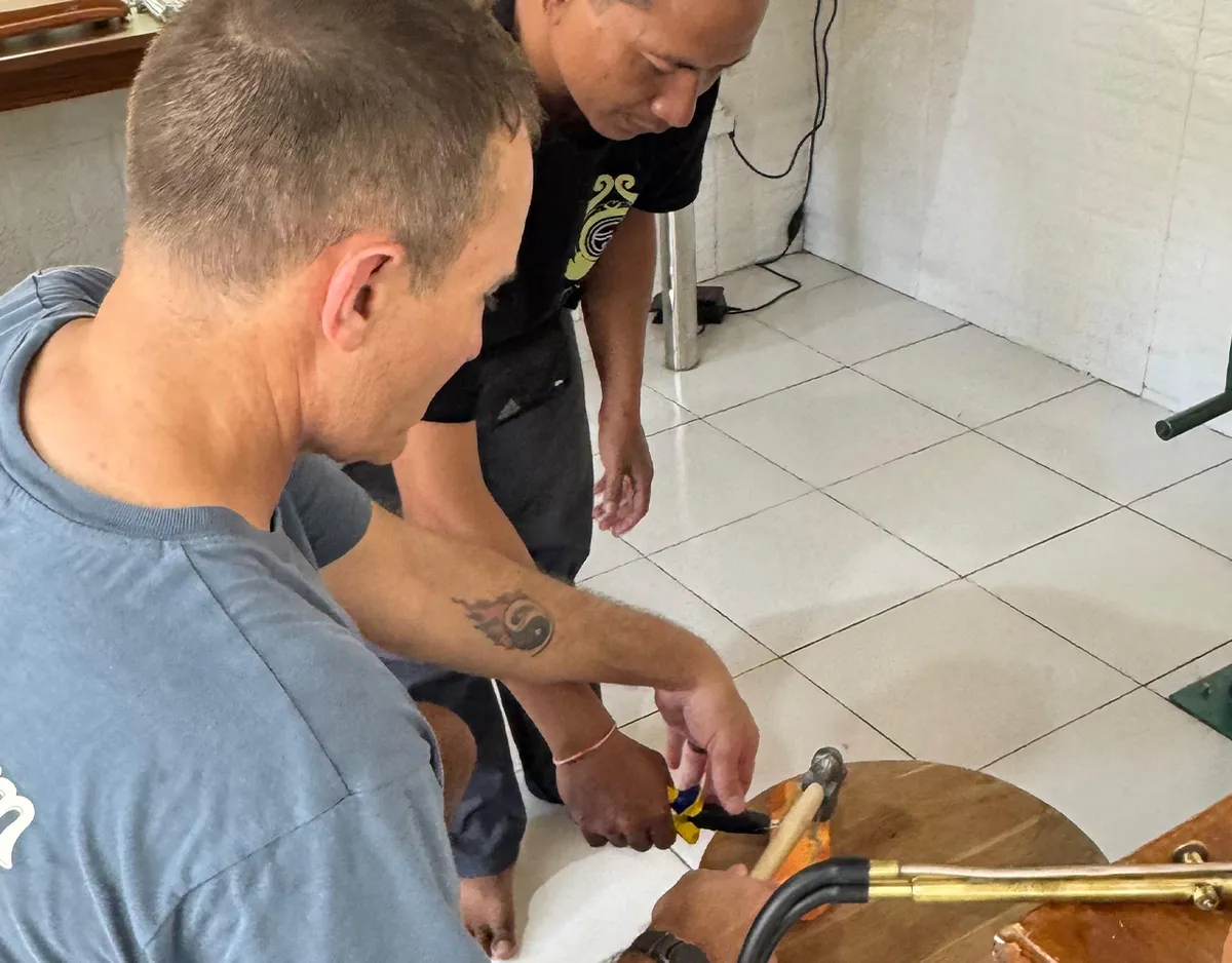 Silver Jewelry Making Class in Seminyak Bali
