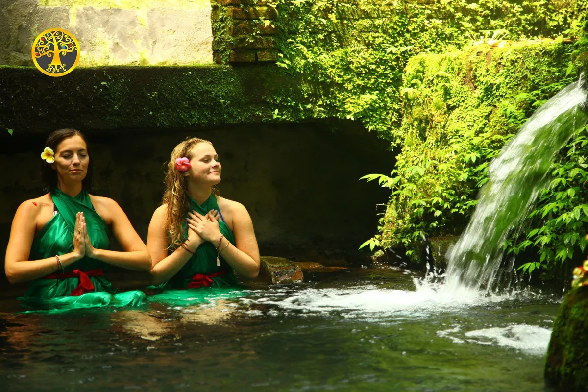 Cleanse your heart, mind, and soul as you experience a holy bathing ritual at the Mengening Temple