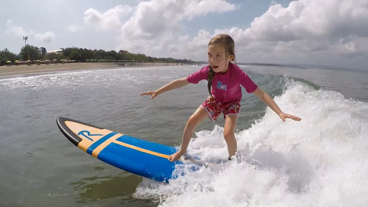 Bring your friends or even your younger kids, and learn how to surf together!