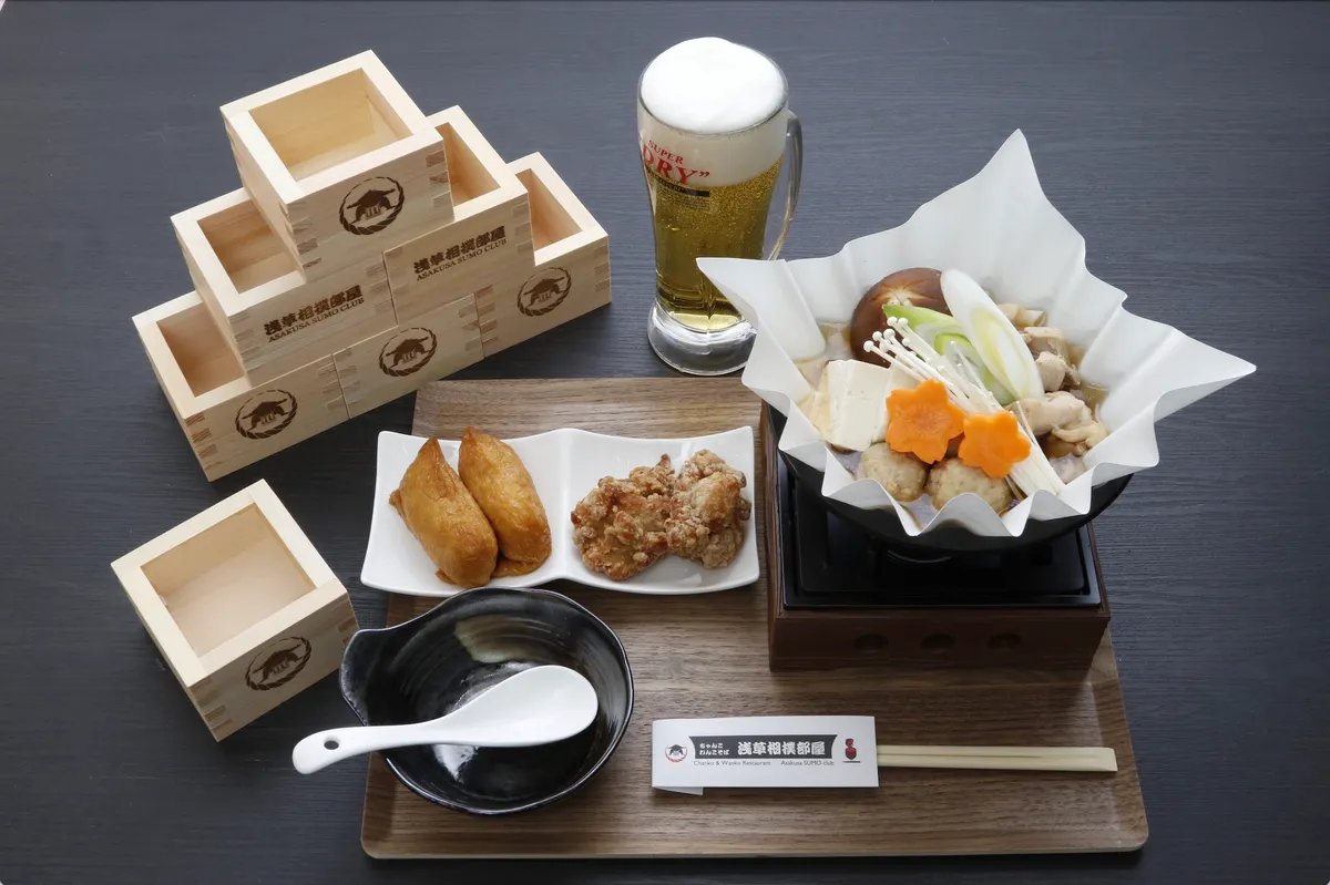 Kyoto Sumo Stable: Sumo Show Ticket with Chicken Chanko Hot Pot