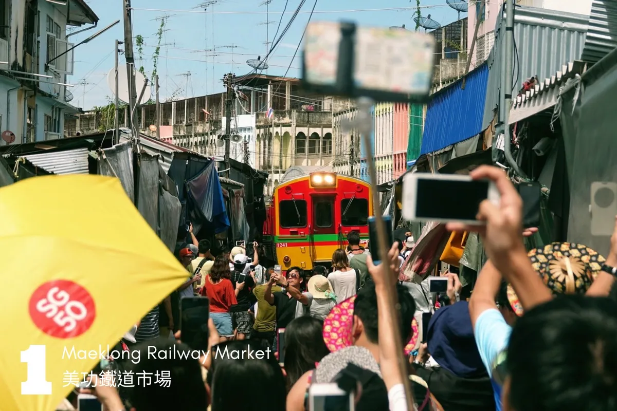 Damnoen Saduak & Maeklong Market Day Tour with Coconut Dessert