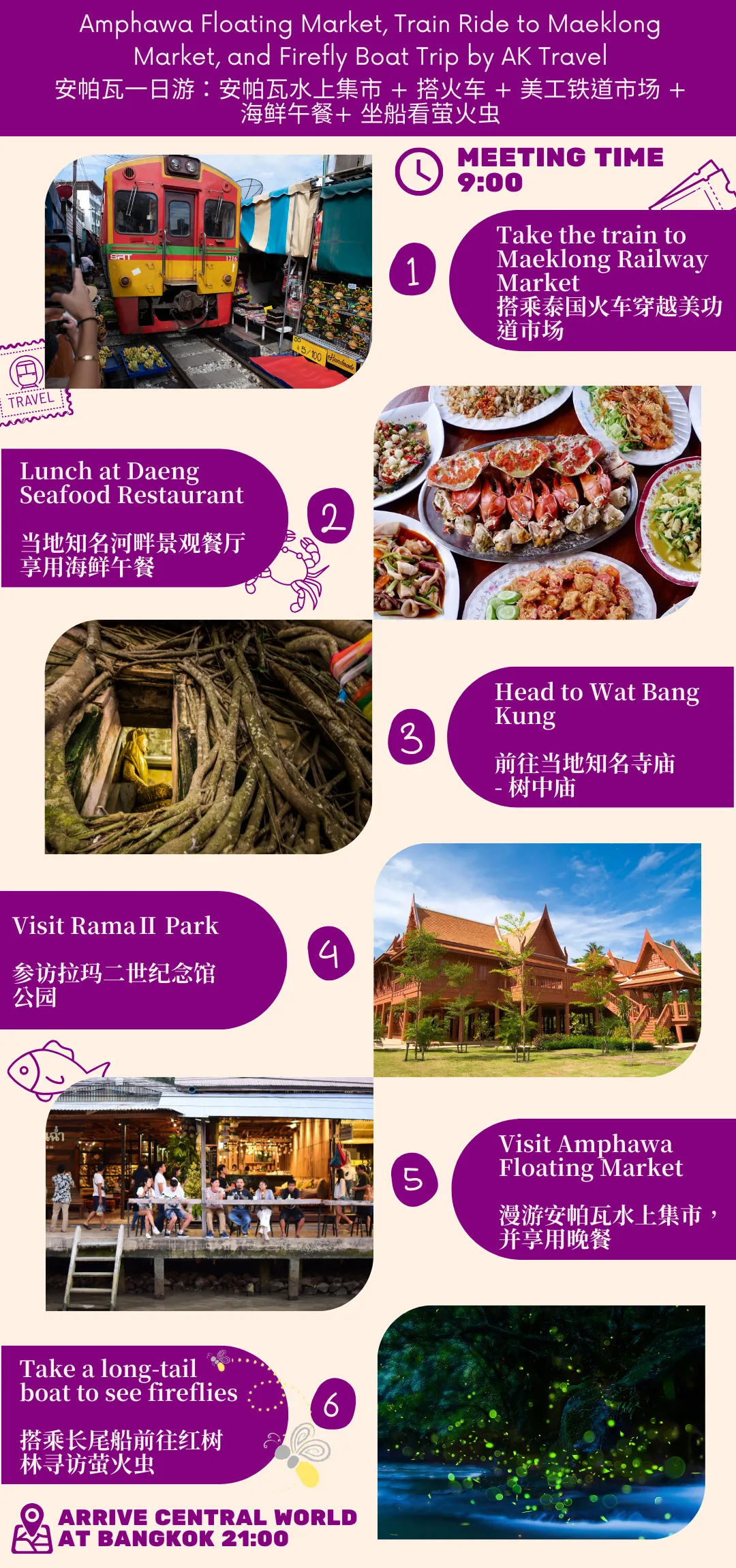 Beyond the City: An In-Depth Look at the Maeklong Railway and Amphawa Tour