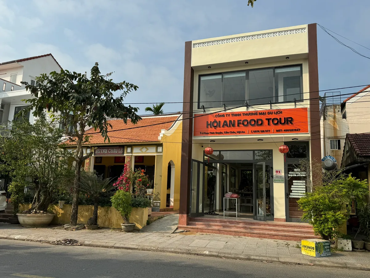호이안 픽업/하차 지점: 119 Tran Quang Khai, Cam Chau, Hoi An, Quang Nam.