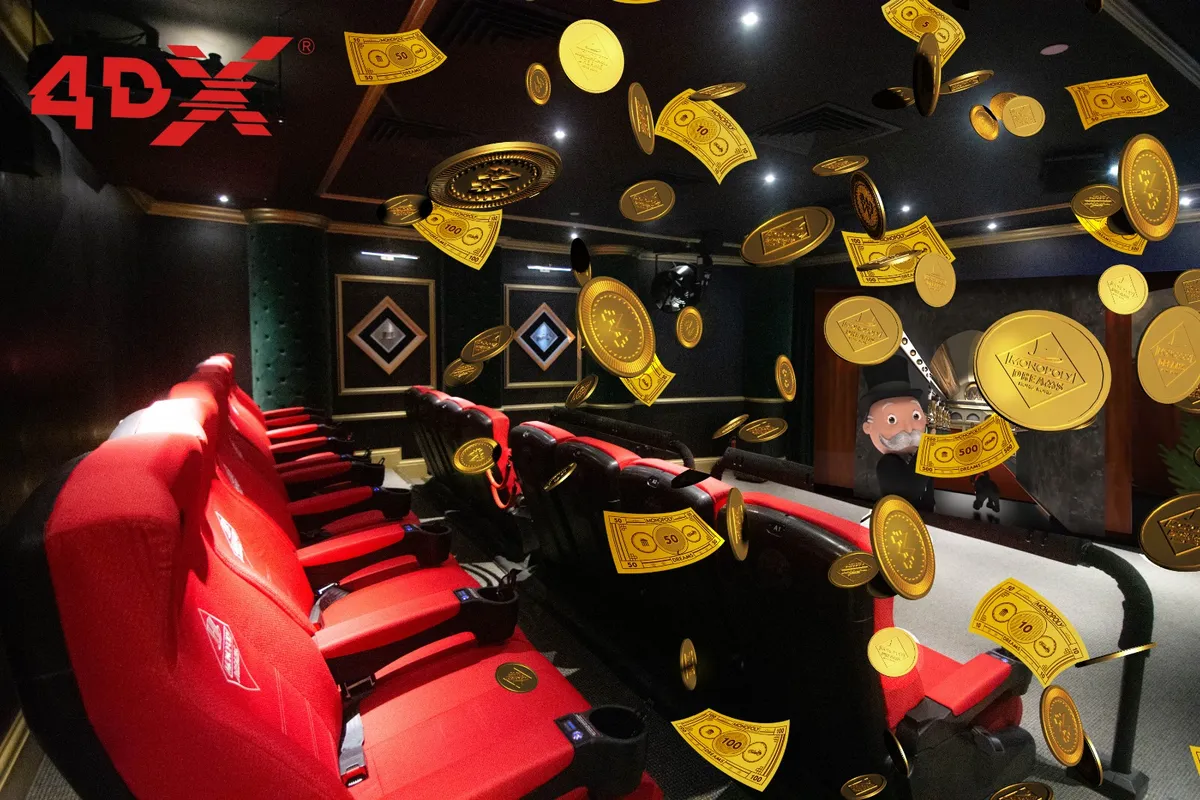 Vivez le jeu de nouvelles manières grâce à la technologie de divertissement avancée comme le cinéma 4D