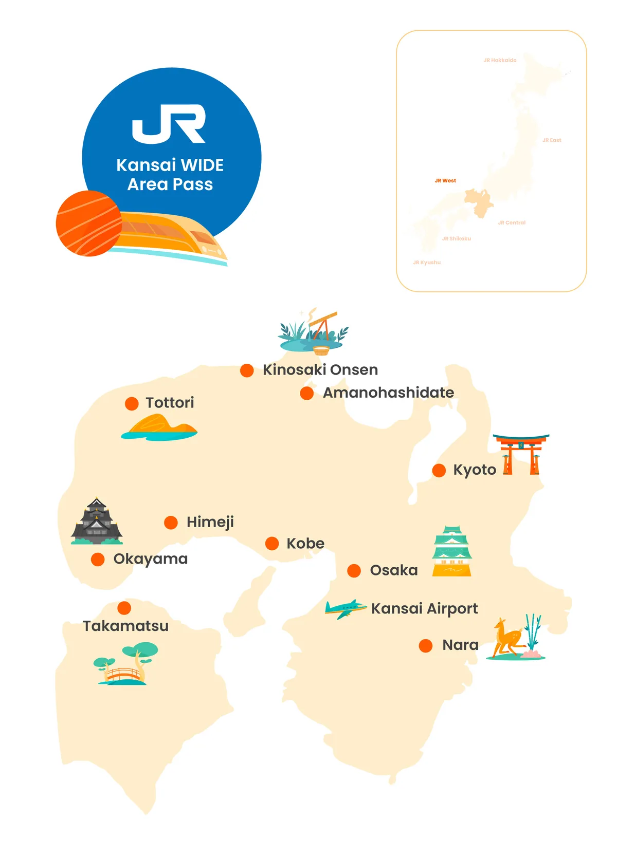 JR West Kansai Wide Area Pass Bewertung: Ihr günstiger Schlüssel zu unbegrenzten Kansai-Abenteuern!