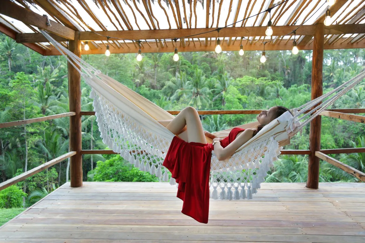 Have a moment of tranquility in the Hideaway House