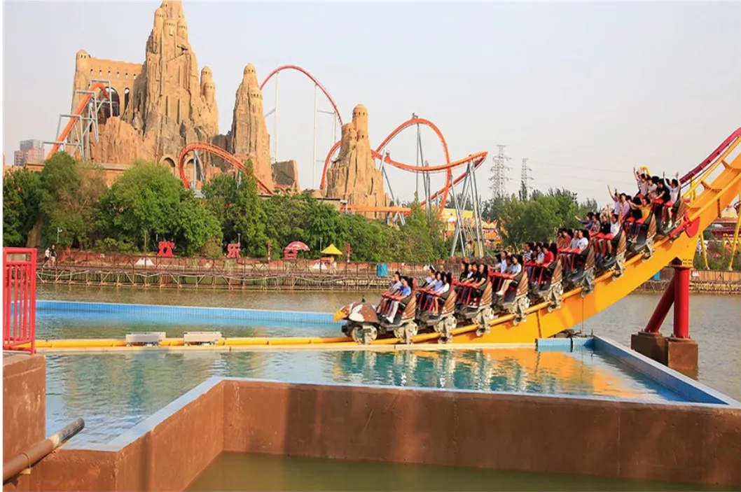 Swooping down from high altitude, the giant waves created provide coolness for the hot summer days.