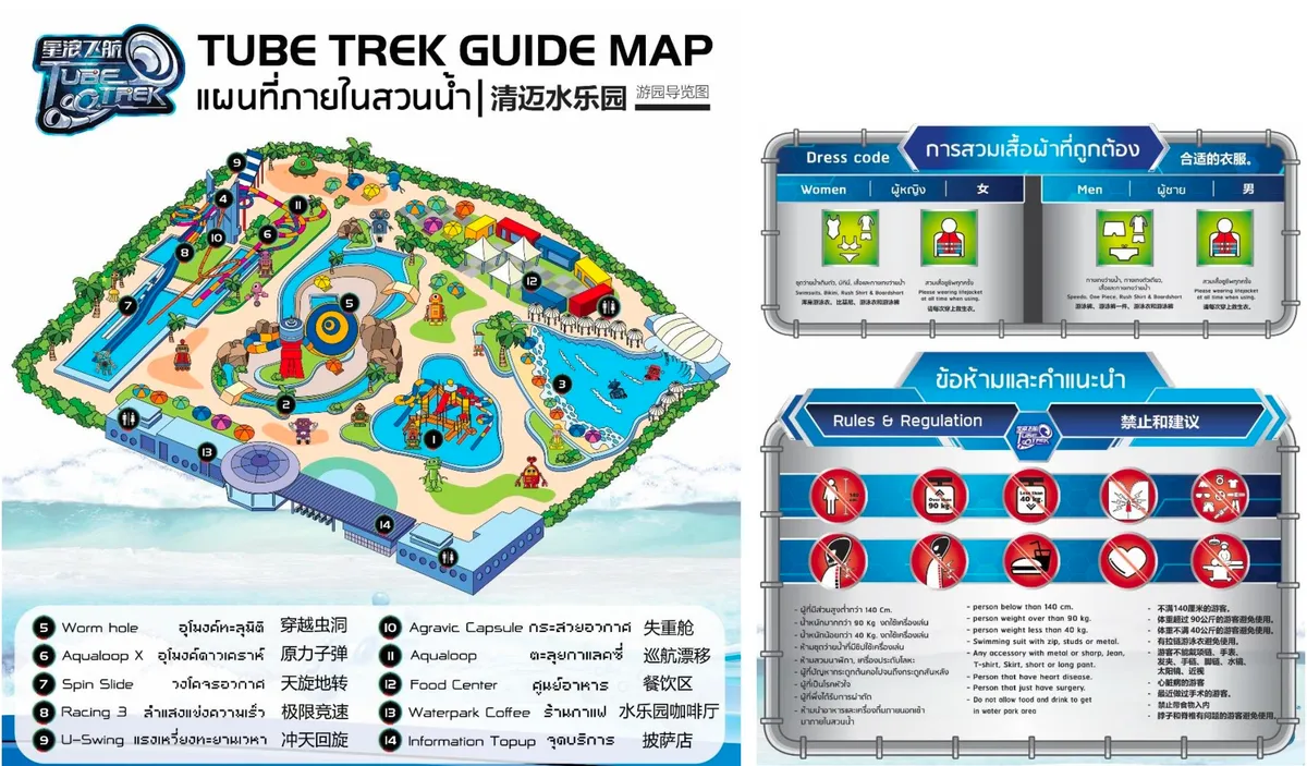 Tube Trek Water Park Day Pass