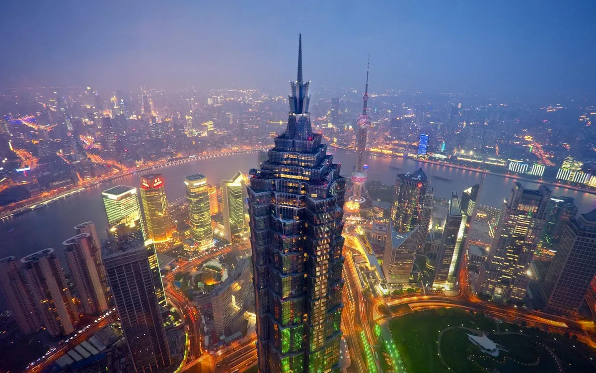 See a bird's eye view of Shanghai's beautiful skyline from the largest viewing deck in the city