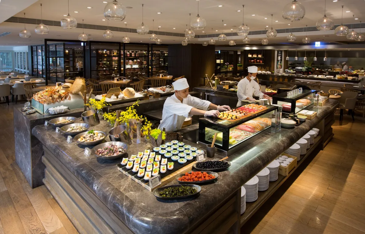 Grand Hyatt Taipei-Cafe-MRT Taipei 101/World Trade Center station-buffet
