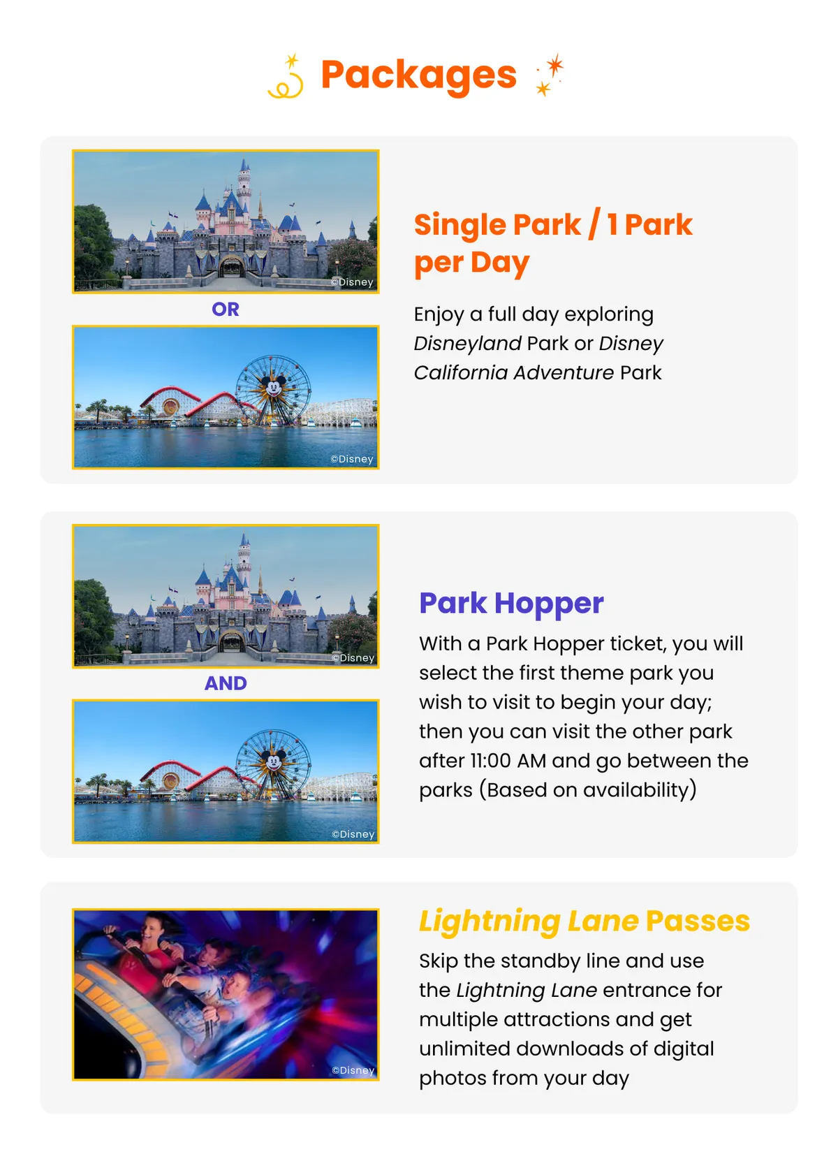 Disneyland California Ticket