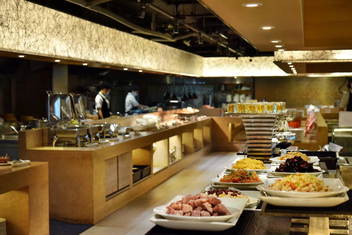 Yuan Vegetarian Restaurant-MRT Fuzhong Station-buffet