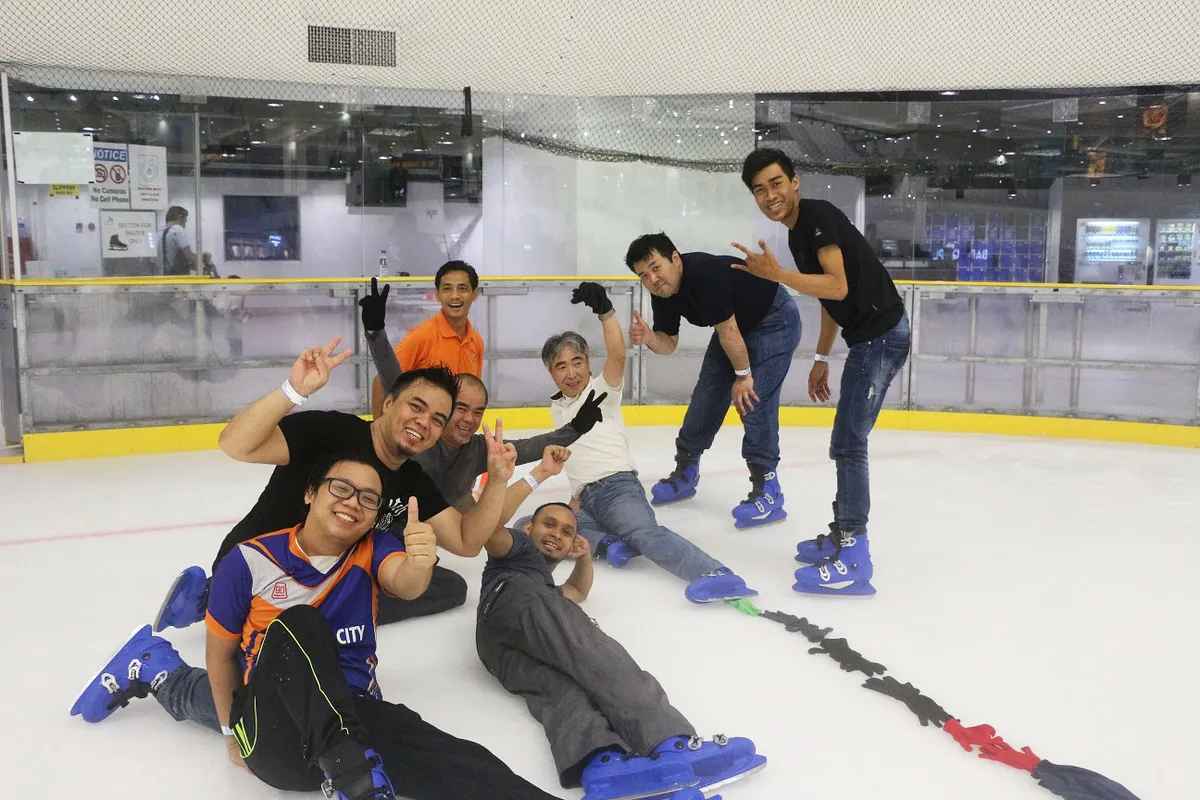 Great experience ice skating with Blue Ice Skating Rink