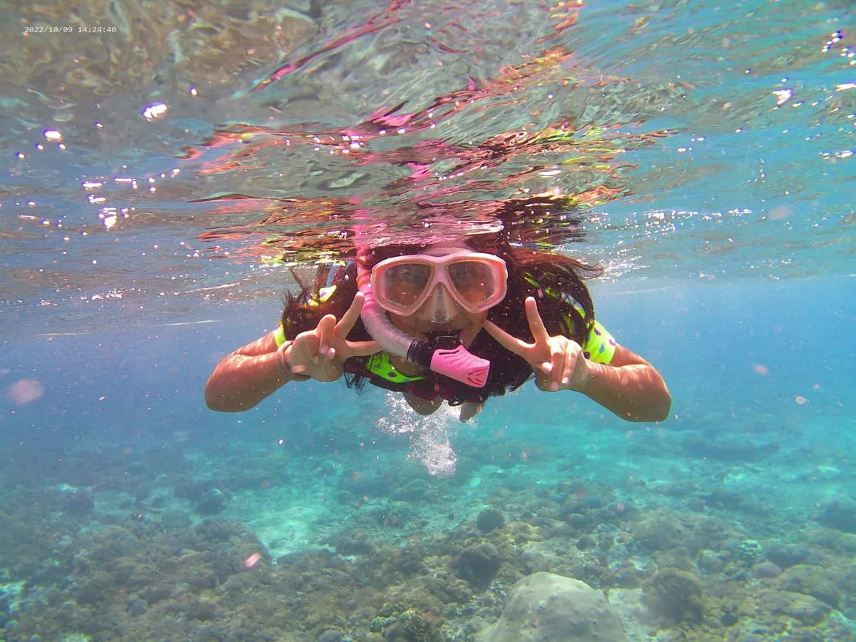 Snorkeling in Nusa Penida's crystal clear water