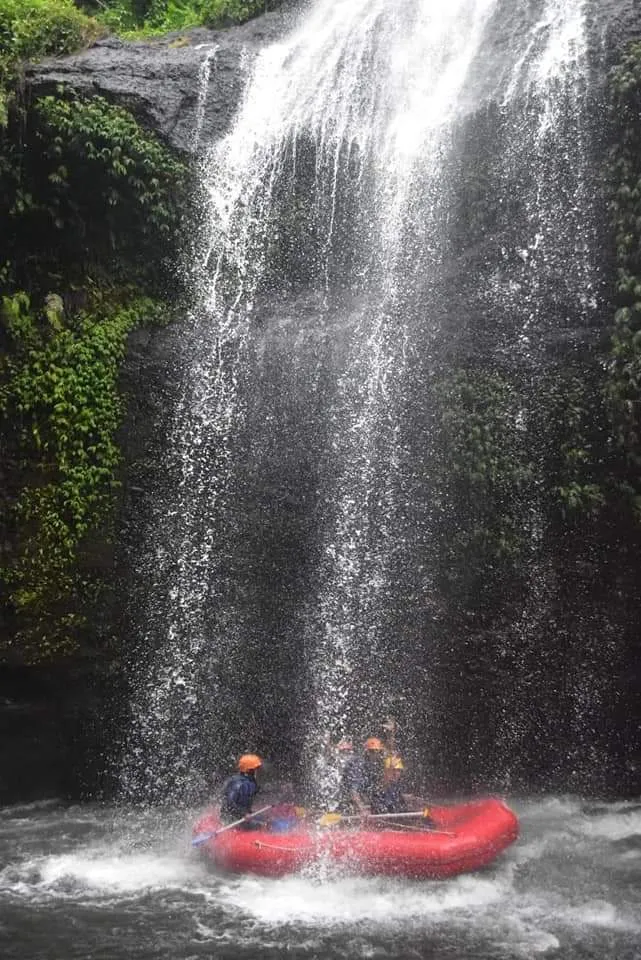 Most popular rafting spots in Bali are Ayung River (2.5 hours) and Telaga Waja Rafting (3 hours)