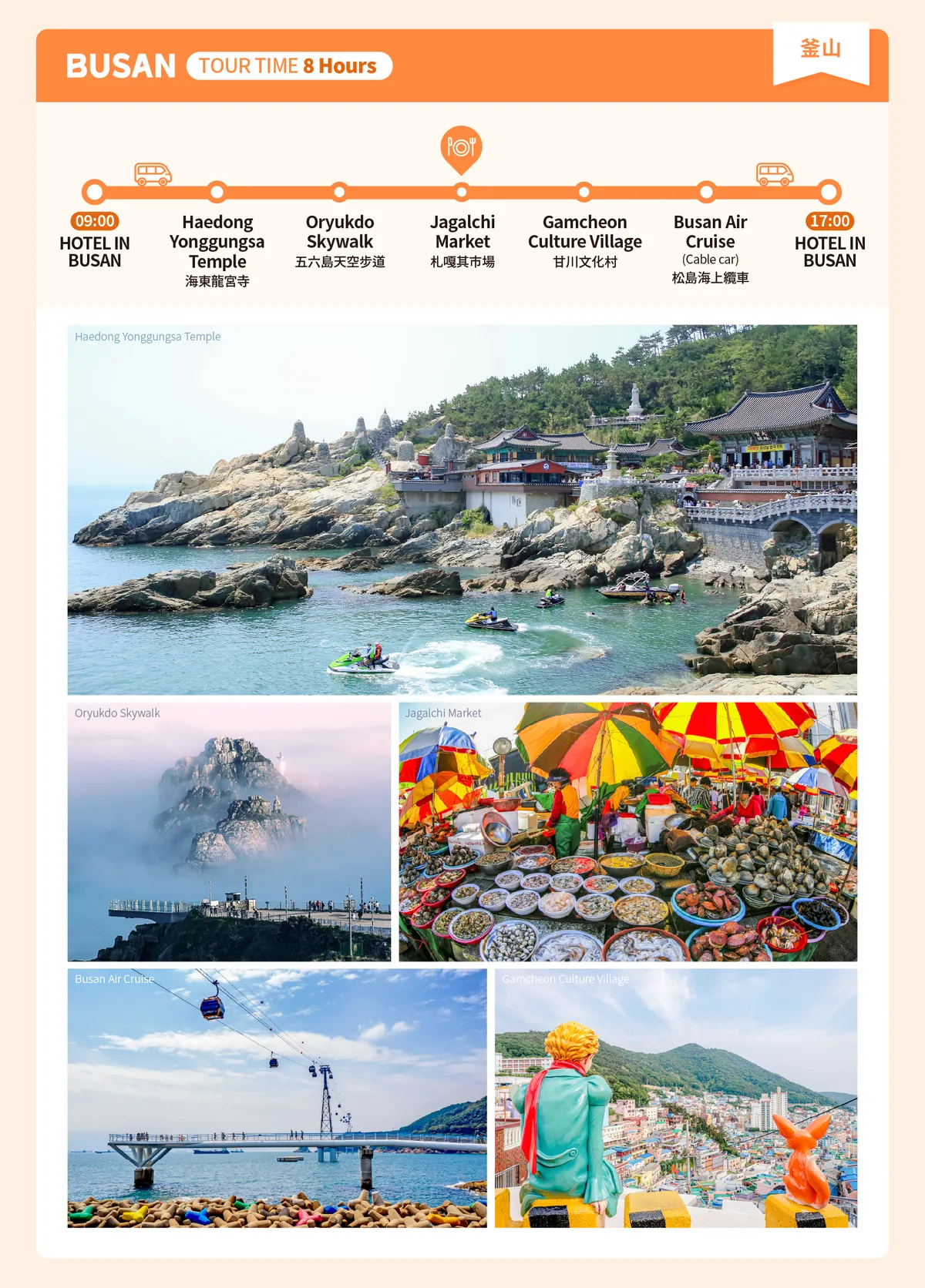 Busan Premium Car Charter nach Busan/Gyeongju/Pohang/Daegu/Yeosu