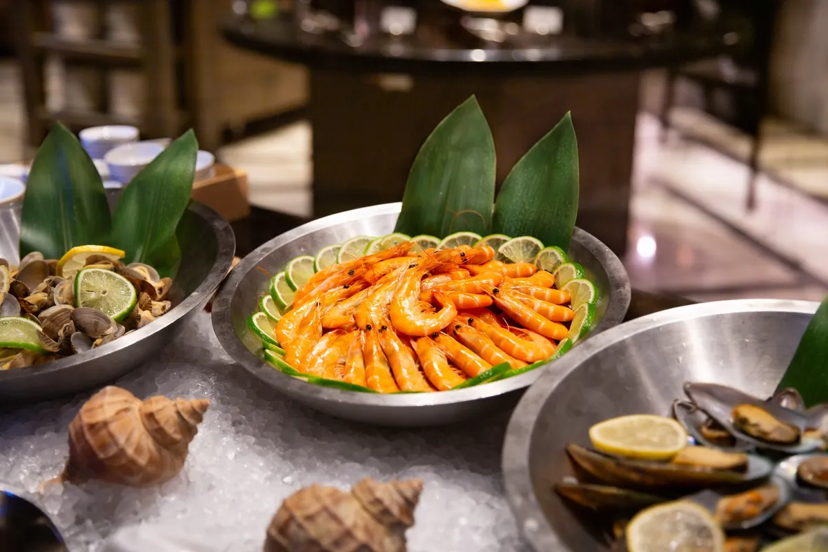 Taipei Marriott Hotel-Garden Kitchen-MRT JianNan Road Station-buffet