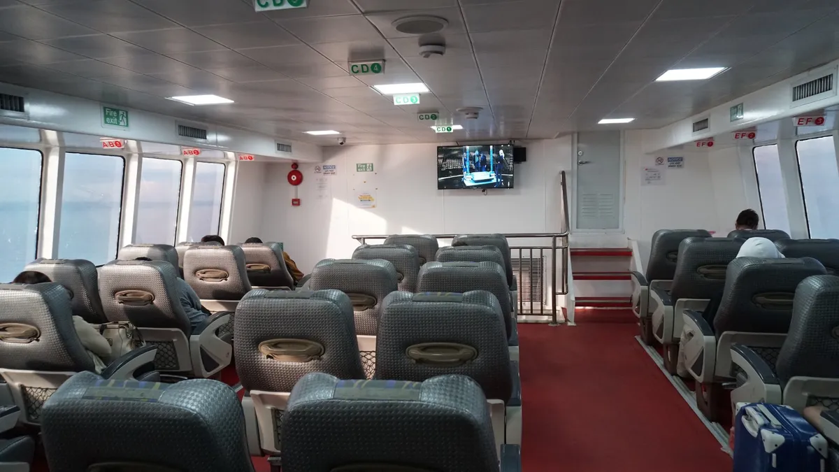 Oceanjet Businessklasse Kabine