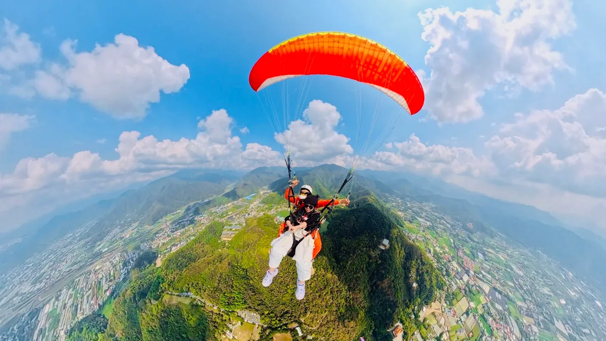 Nantou: Paragliding Experience at Puli