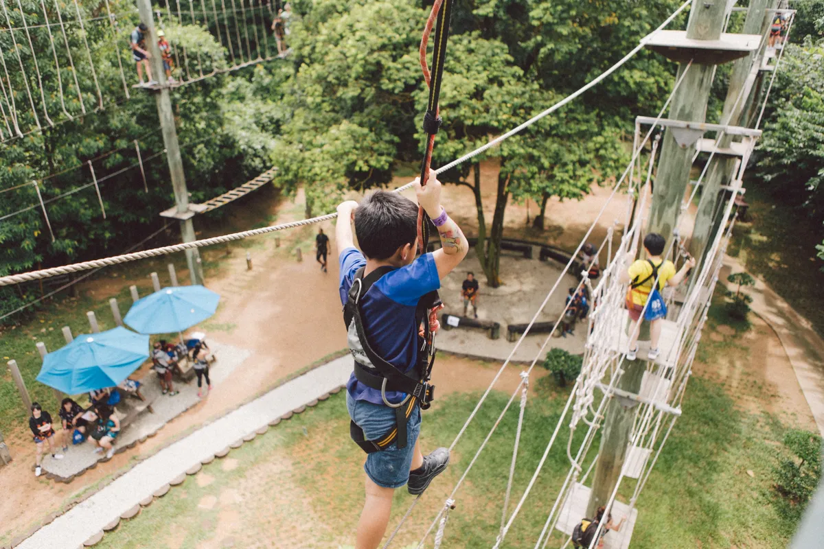 MegaZip tại Công viên Mega Adventure Singapore
