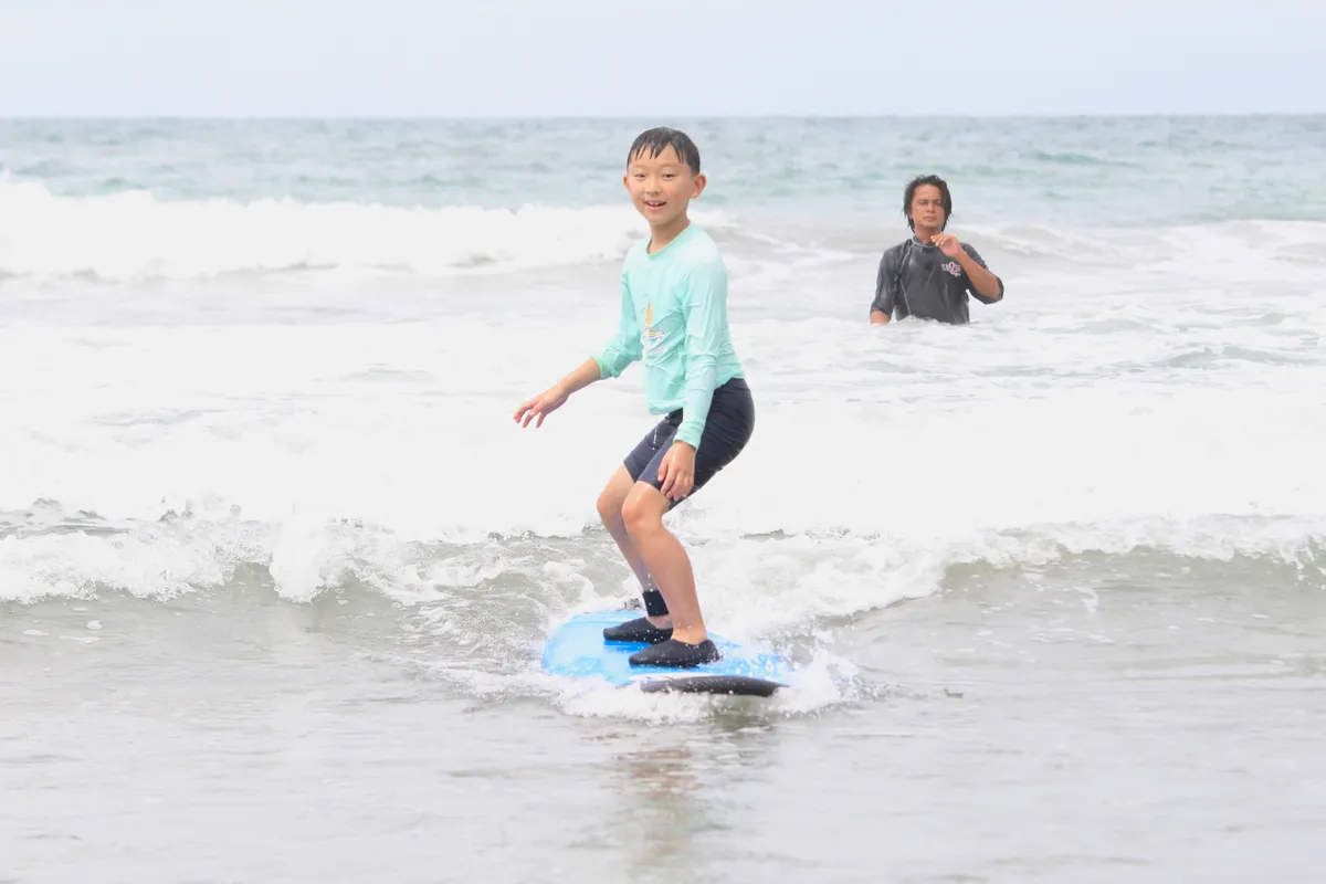 Kids have so much fun surfing.