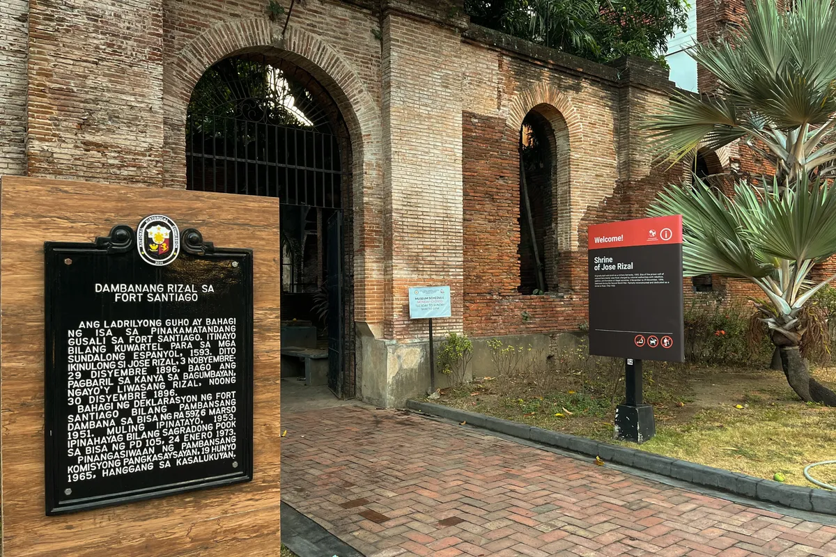 Ingresso do Forte Santiago em Intramuros Manila