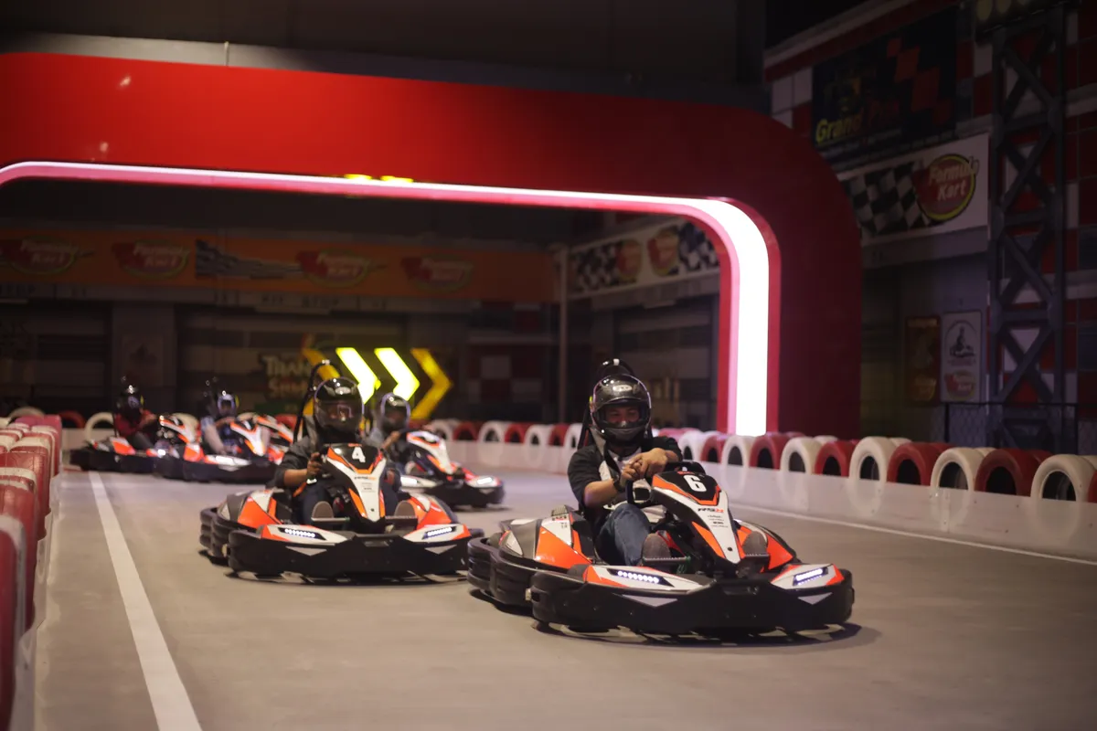 Get competitive and race in the Formula Karts ride at Trans Studio Bali