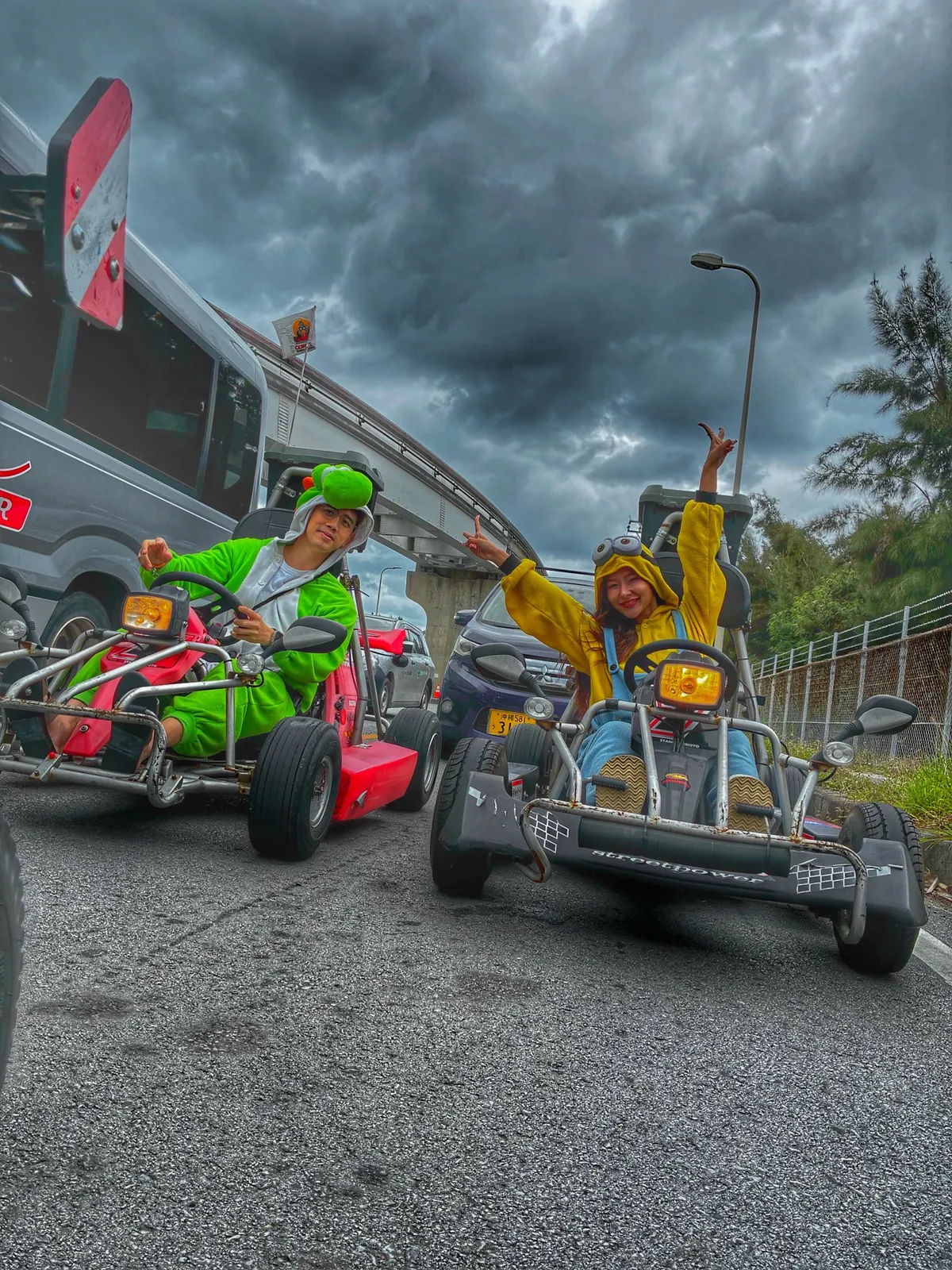 冲绳卡丁车体验（由冲绳 Gorilla Kart 提供）
